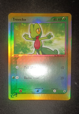 Pokemon Treecko 76/109 EX Rubin & Saphir - Reverse Holo Common ENG NM