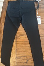 Women's Black Leggings, XL
