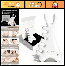 6-in-1 Ceramic Gua Sha Tool for Body Face, Lymphatic Drainage Relaxation