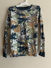 Carter's Kid Boys Allover Construction Vehicles 100 Cotton PJ Top ONLY Multi 10