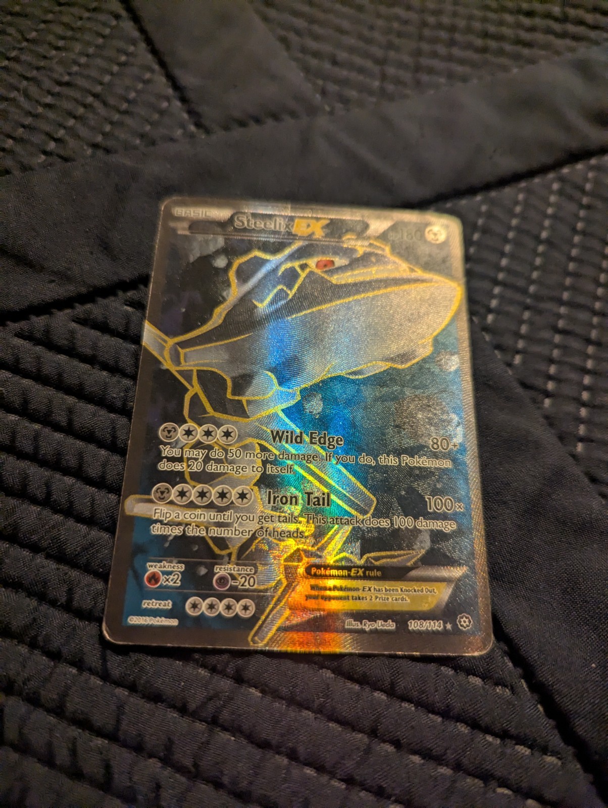 Pokemon - Steelix EX - 108/114 - Steam Siege - Full Art HP
