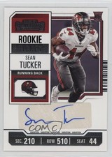 2023 Panini Contenders Rookie Ticket Variation Sean Tucker #157 Auto rf2