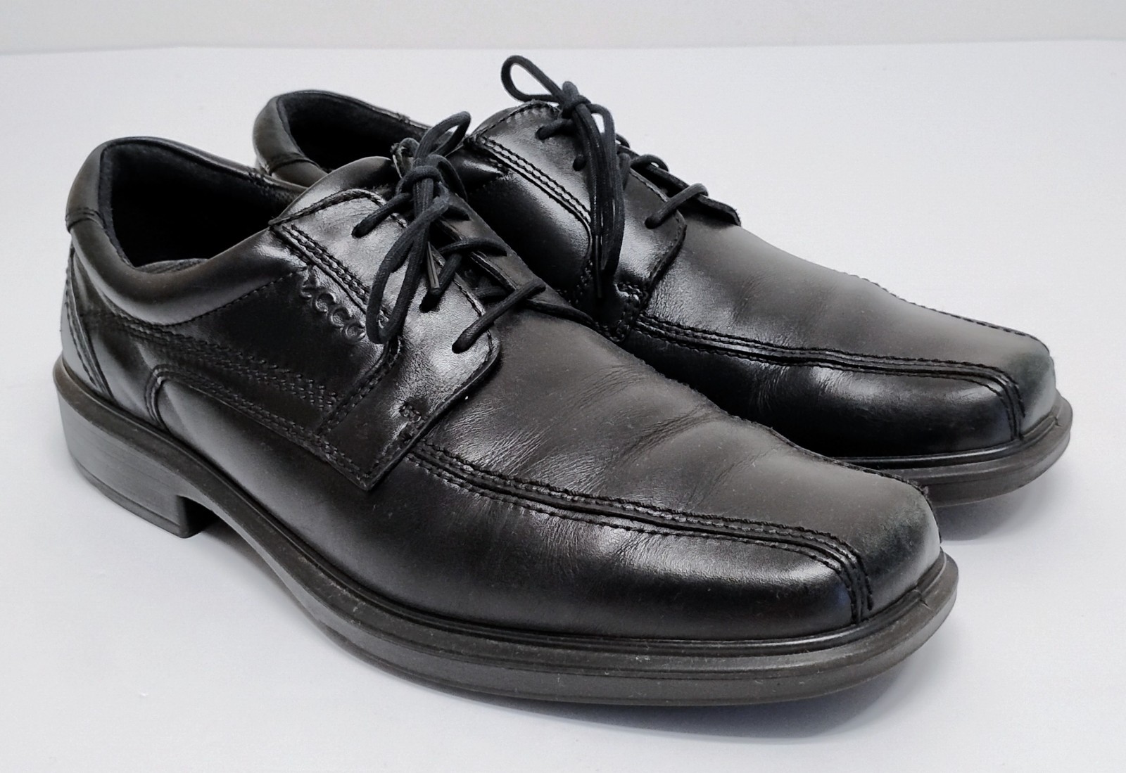 SAOLA Scarpe stringate Ecco uomo Helsinki classiche nere Oxford Derby EU 44 taglia 10 M US