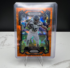 2023 Panini Prizm Orange Ice Prizm #264 - Tyler Lockett - Seahawks