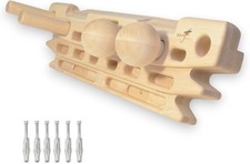 Wooden Climbing Training Board 265lbs FingerPeg Pull-Up Hangboard