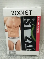 (1)   2XIST Retro Micro Stretch Sport Boxer Brief - XL  / BLUE ( NEW)