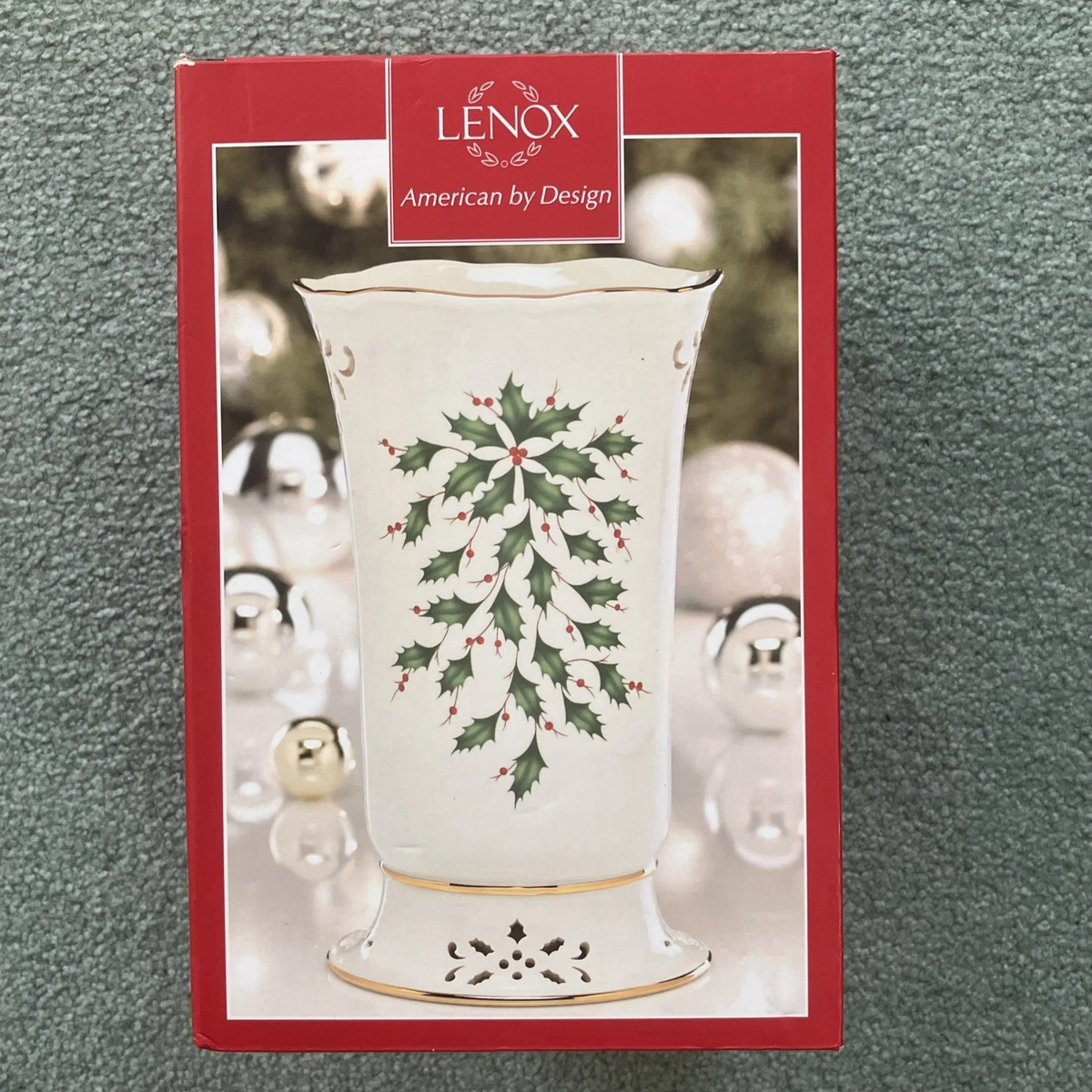 Lenox Christmas Vase In Lenox Vases for sale | eBay