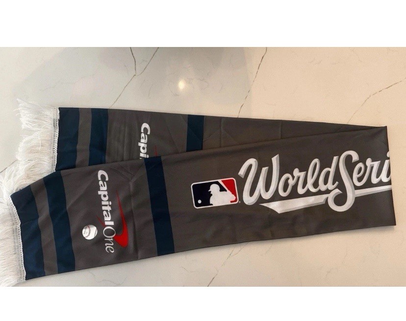 MLB World Series 2025 スカーフ マフラー 2025 World Series Scarf Capital One SGA Los Angeles Dodgers Vs