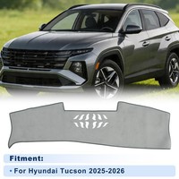 Abdeckung FüR Hyundai Tucson 25-26 Ohne Hud Flanell-Dashboard 1 Satz