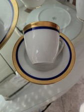 servizio piatti  e caffè bavaria Winterling Oro & Cobalto X 6 posti