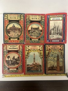 6 RARE c.1910 ACCORIDON RICARDO DI Books/Cards/Photos