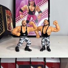WWF Hasbro The Bushwhackers Tag Team Wrestling Figures