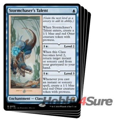 Stormchaser's Talent X4 M/NM Magic: The Gathering MTG Bloomburrow