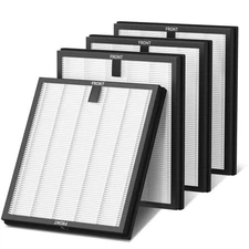 H13 HEPA Filter 4-Pack Compatible with YIOU M1 Air Purifier, Extra Pre-filters