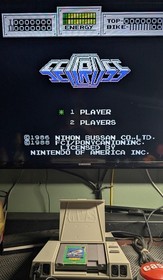 Seicross Nintendo Entertainment System NES Cleaned and Tested bad label