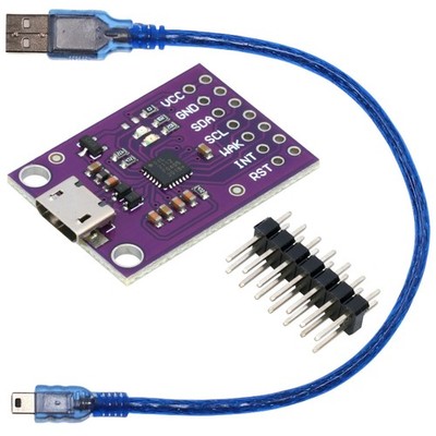 MTDELE CP2112 Debug Board USB to SMBus I2C Communication Module with Wires