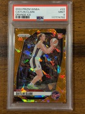 2024 Panini Prizm WNBA - Caitlin Clark #22 Orange Ice Prizm (RC)