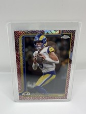 Topps Chrome 2025 Matthew Stafford LA Rams #169 Pigskin Refractor Parallel MVP 