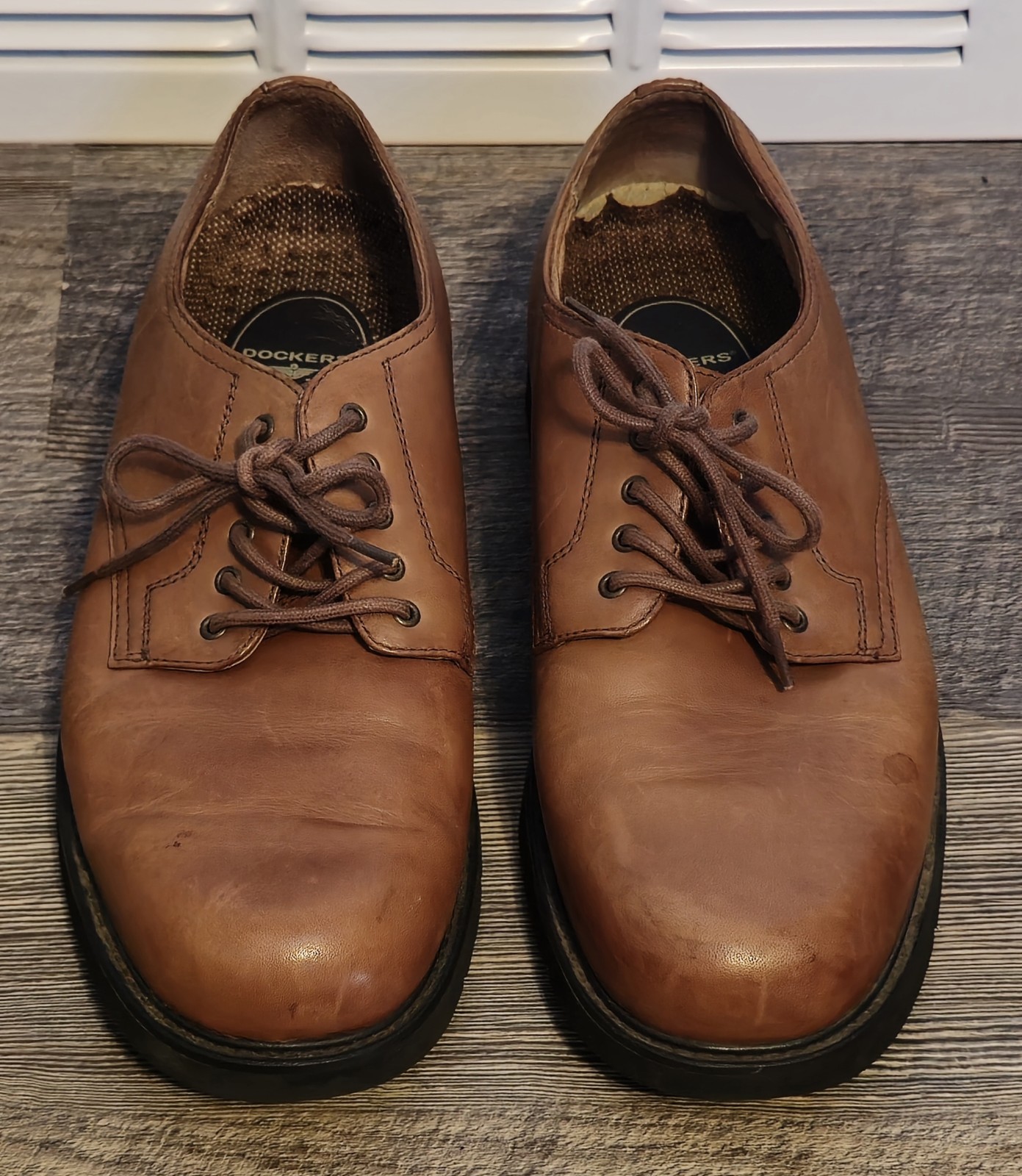 SAOLA Scarpe eleganti uomo Dockers marroni taglia 11M. Modello 090 2903