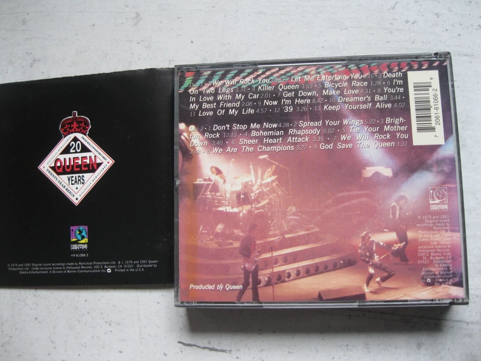 CD Queen - Live Killers - 2 CD Box Set Album 1979/1991 USA - Bild 3 von 3