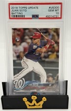 Juan Soto RC 2018 Topps Update US300 PSA 10 Gem Mint Rookie