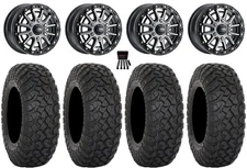 ITP SD10 Bdlk 15x6.5 Wheels GM 33" RT320 Tires Can-Am Maverick R