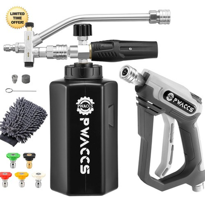 #ad #ad Big Mouth Pressure Washer Foam Gun Kit 4000 PSI Car Wash Foam Cannon $86.97