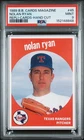 152148848 Nolan Ryan 1989 Baseball Magazine #45 Repli-Cards PSA 9