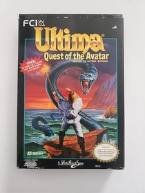 Ultima: Quest of the Avatar (Nintendo NES) in Box with Manual
