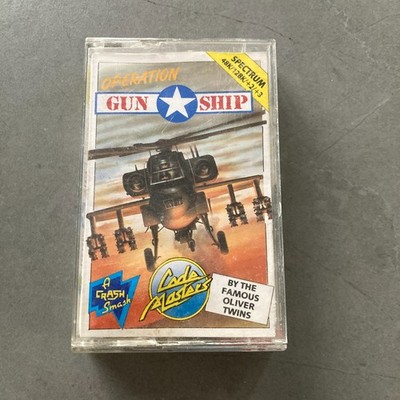 Operation Gunship von Codemasters für ZX Spectrum auf Kassette. Ungetestet.