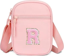 Birthday Gift for Girls Initial Kids Crossbody Purse Toddlers Bag for Age 3-1...