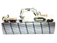 MAN Truck with Lowboy and Menck Excavator - Heitkamp Siku 1:55 Scale Model #4012