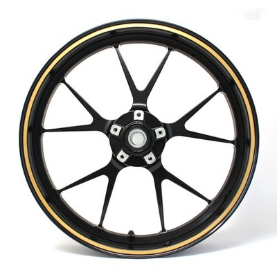 Felgenrand Stripes 7mm Glanz Gold + Tool Folie Zierstreifen Motorrad Auto Felge