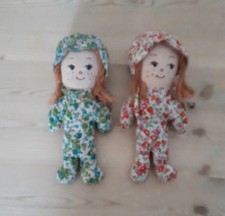 Vintage Lovely Little Rag Dolls