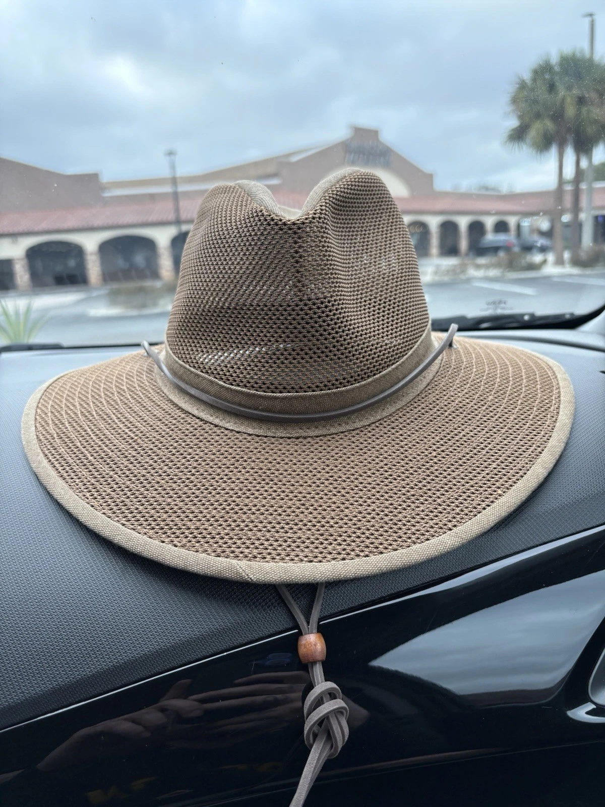 Men's Medium Vented Mesh Aussie Breezer Safari Sun Hat - Herschel Hat Co.