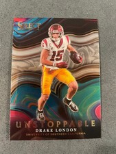 Drake London USC Unstoppable 2022 Panini Select Draft Picks - #US-DL (RC)