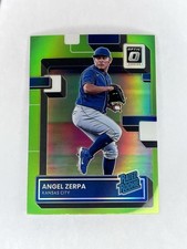 2022 Panini Donruss Optic - Rated Rookie Angel Zerpa #88 Lime Green Prizm (RC)