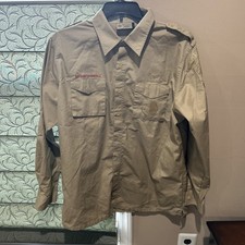 Boy Scout BSA UNIFORM SHIRT New Style Adult Men's Large Long Sleeve C54
