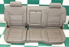 16 Sierra Crew Cab Tan Leather Rear Backseat Bench Seat Assembly