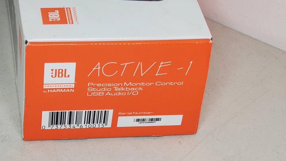 JBL Active-1 USB Interface Precision & Studio Monitor Controller, New! - Image 2 of 4