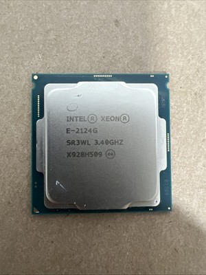 Intel Xeon E-2124G SR3WL 3.40GHz 8MB Quad Core LGA1151 CPU Processor