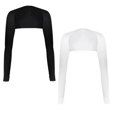 2 Pack Cooling Shawl Arm Sleeves for Women UV Protection with Finger Hole