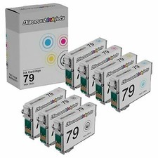 7 Pack Ink Cartridge for Epson T079 Artisan Stylus Photo Printer 1430 1400