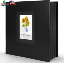 Photo Album 4X6 600 Photos, Leather Cover Extra Large Capacity Holds 600 Horizon