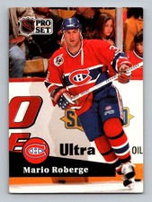 #415 1991-92 Pro Set * Mario Roberge RC Montreal Canadiens