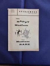 OCTOBER 1960  MEDIUM RARE THE HAPPY MEDIUM THEATRE STAGEBILL  STILLER MEARA