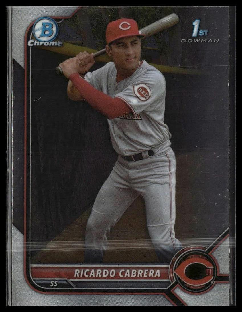2022 Bowman Chrome #BCP-158 Ricardo Cabrera Prospects 1st Bowman