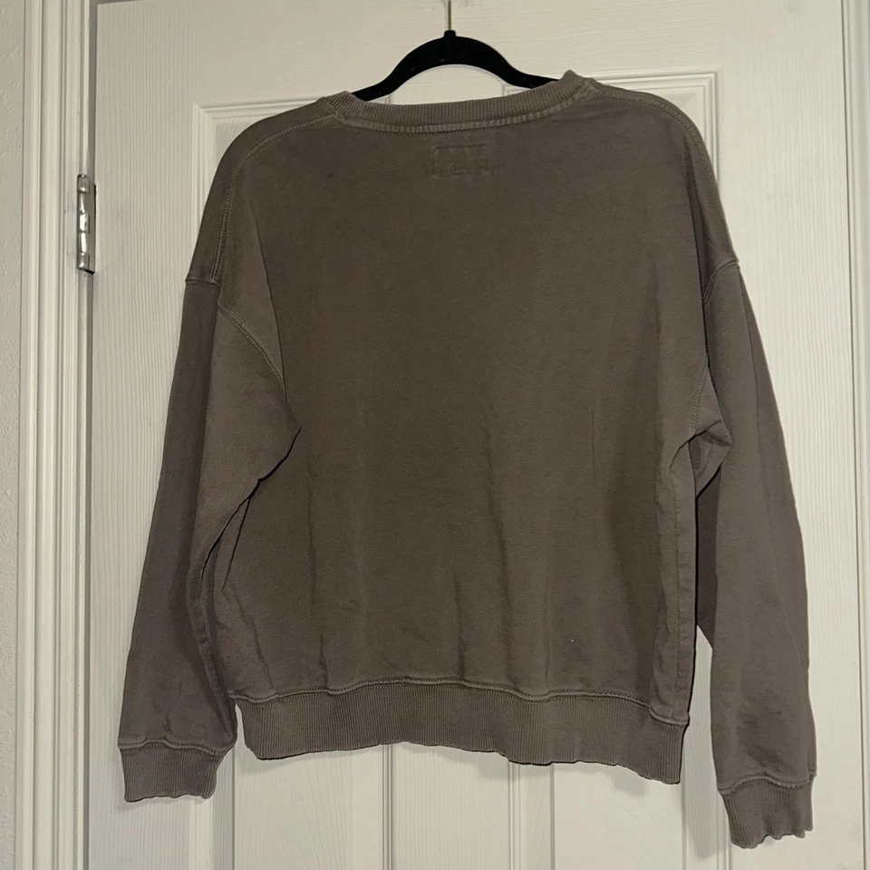 Woman’s American Eagle Size M Long Sleeve Brown Sweatshirt - Image 2 of 3