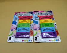 Inc Fruit Scented Erasers 2 Packs Of 5. Erases Clean. Latex Free 