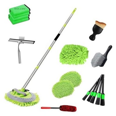 62'' Car Wash Brush Kit 20Pcs - Chenille Microfiber Wash Mop Mitt 